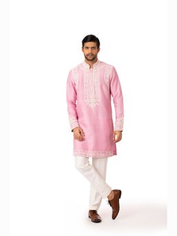 kshitij choudhary - Taabeer Pink Embroidered Kurta & Pant