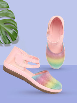 FREEPLAY - Girls Embellished Pink Sandals