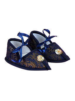 Coco Candy - Ribbon Brocade Dark Blue Ballerina