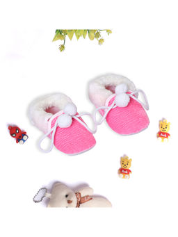 Coco Candy - Fur Neon Pink Casual Boots