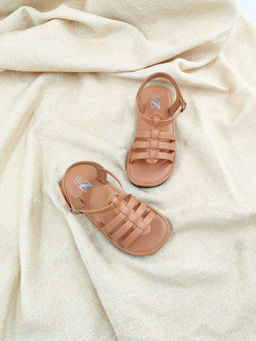 The Madras Trunk - Titan Slip On Tan Sandals