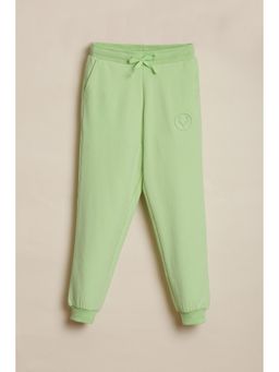 Allen Solly - Green Cotton Blend Regular Joggers