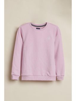 Allen Solly - Pink Cotton Regular Sweatshirt