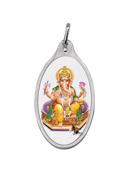 Kundan - 10.11 gm (999.9) Ganesha Silver Colour Pendant