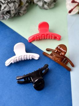 Silvermerc Designs - Multi-Color Hair Claw Clips (Set of 4)