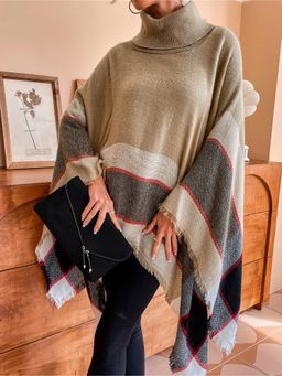 Miakee - Khaki Lumi Ponchos