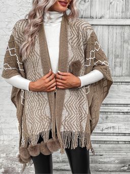 Miakee - Brown Sela Ponchos