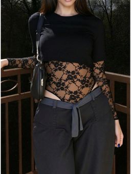 Miakee - Black Sayble Bodysuit