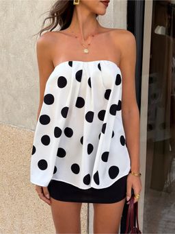 Miakee - White Tazia Tube Top