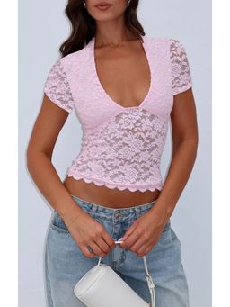 Miakee - Pink Amira Crop Top