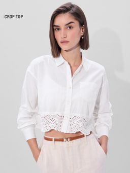 The Souled Store - Originals Iceberg Women Cropped Shirt