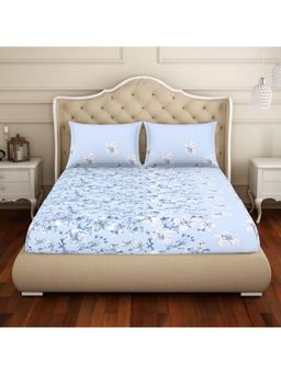 Welspun - Anti Bacterial 100% Cotton-Country Air Bedsheet with Pillow Covers
