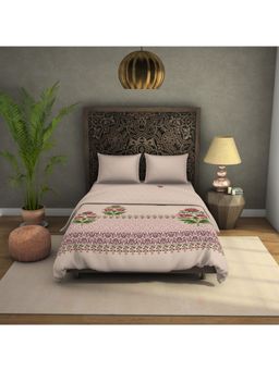 SPACES - Gulrana Polyester Fleece Blanket-Gardenia