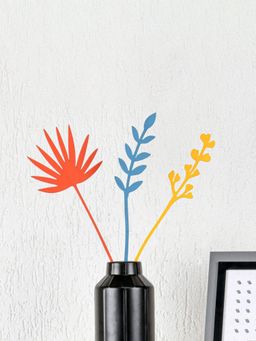 At Home by Nilkamal - Palm Leaf MDF Artificial Stick Multicolor