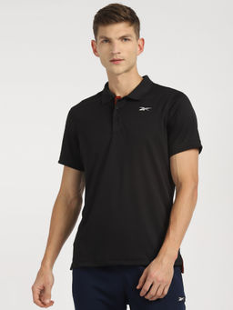 Reebok - Fnd Vector Polo Black Training Polo T-shirt