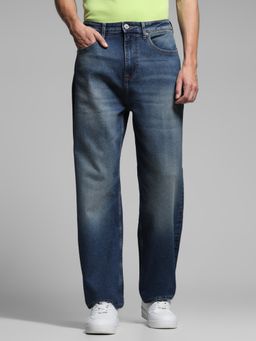 Jack & Jones - Men's Loose Fit Blue Jeans