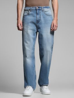 Jack & Jones - Men's Loose Fit Blue Jeans