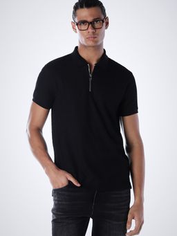 Jack & Jones - Men's Regular Fit Black T-Shirt