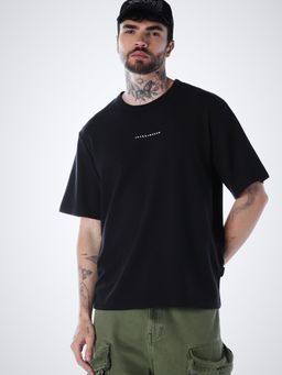 Jack & Jones - Men's Oversized Black T-Shirt