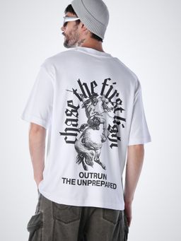 Jack & Jones - Men's Oversized White T-Shirt