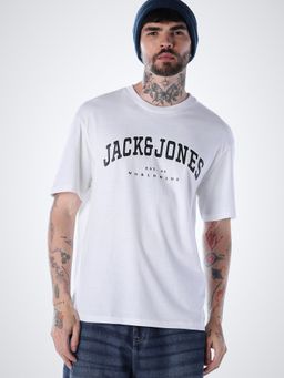Jack & Jones - Men's Regular Fit White T-Shirt