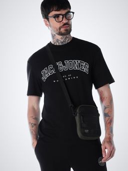 Jack & Jones - Men's Regular Fit Black T-Shirt