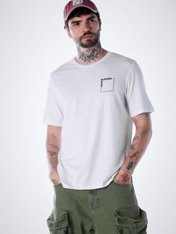 Jack & Jones - Men's Regular Fit White T-Shirt