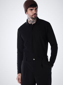 Jack & Jones - Men's Regular Fit Black T-Shirt