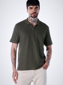 Jack & Jones - Men's Regular Fit Green T-Shirt