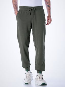 Jack & Jones - Men's Regular Fit Green Trackpants