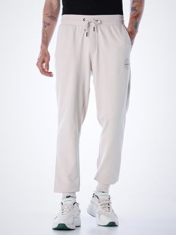 Jack & Jones - Men's Regular Fit Beige Trackpants