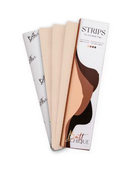 ButtChique - Sand Pre-Cut Body Tape Strips (Pack of 4)