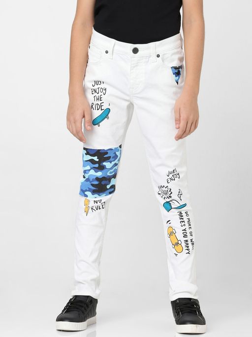 Jack Jones Kids Skinny Jeans Buy Jack Jones Junior Boys White Mid