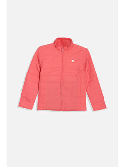 Allen Solly - Girls Peach Solid Regular Fit Jacket