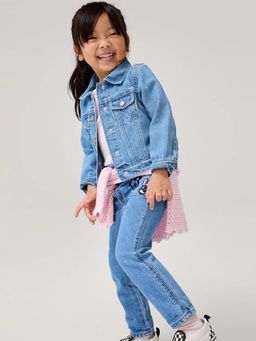 GAP - Girls' Mid-Rise Slim Fit Jeans - Blue