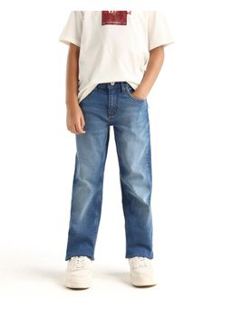 RARE ONES - Regular Fit Plain Jeans - Blue