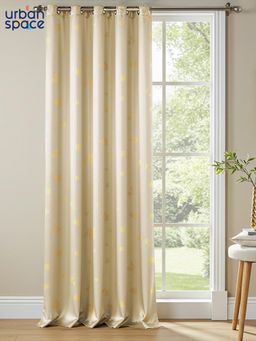 Urban Space - 100% True Blackout Foil Window Curtains - Dalmatian Beige