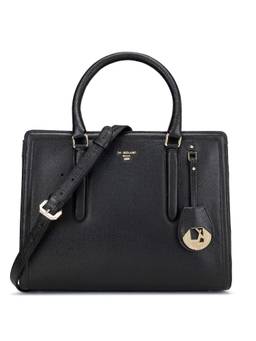 Da Milano - Genuine Leather Black Satchel Bag