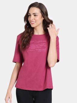 Zivame - Mod Magic Knit Cotton T-Shirt - Jazzy