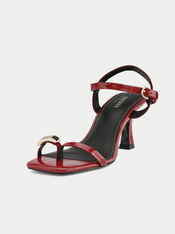 Oroh - Red Vic Heel Sandals