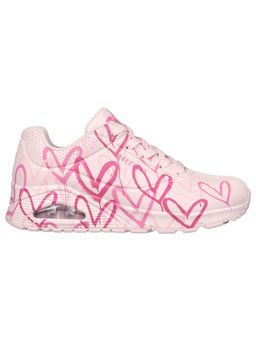 SKECHERS - UNO - SPREAD THE LOVE Pink Sneakers