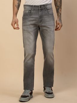 Cantabil - Grey Casual Denim Jeans