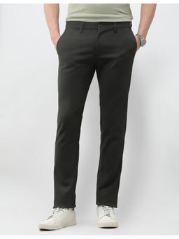 U.S. POLO ASSN. - Green Denver Slim Fit Satin Trousers