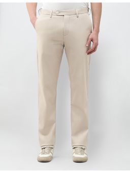 U.S. POLO ASSN. - Beige Riley Straight Fit Twill Trousers