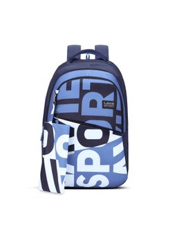 Lavie Sport - 37L Troy Backpack 19 inches Laptop Compatible Pencil Pouch |+/(Navy) (Set of 2)