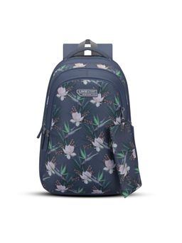 Lavie Sport - 36L Bluebell Backpack 19 inches Laptop Compatible Pencil Pouch |(Blue) (Set of 2)