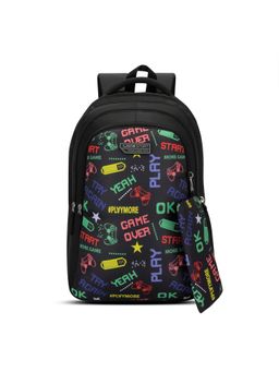 Lavie Sport - 36L Play Backpack 19 inches Laptop Compatible Pencil Pouch |+/(Black) (Set of 2)