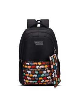 Lavie Sport - 36L Tusker Backpack 19 inches Laptop Compatible Pencil Pouch |+/(Black) (Set of 2)
