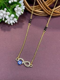 Digital Dress Room - Mangalsutra Infinity & Evil Eye Pendant