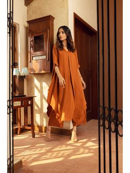 Gahan - Womens Viscose Rayon A-line Solid Kurta with Palazzo